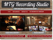 Tablet Screenshot of mtgrecordingstudio.com